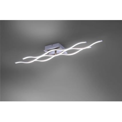 JUST LIGHT. 16266-55 - LED RGB Prigušiva plafonjera LOLA WAVE LED/30W/230V 2700-5000K + Daljinski upravljač
