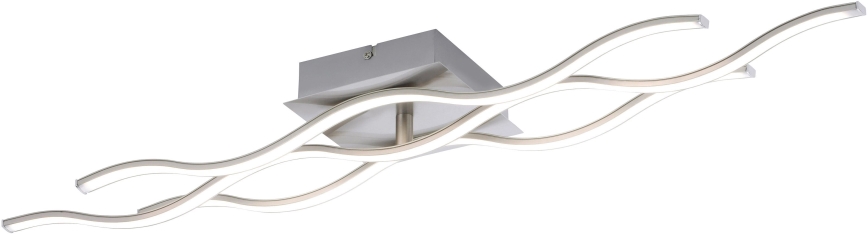 JUST LIGHT. 16266-55 - LED RGB Prigušiva plafonjera LOLA WAVE LED/30W/230V 2700-5000K + Daljinski upravljač