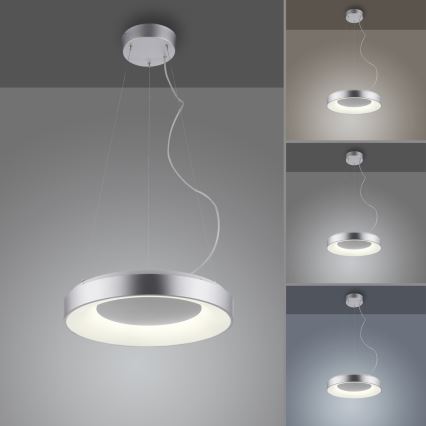 JUST LIGHT. 17075-21 - LED Prigušivi luster na sajli KETO ANIKA LED/26,5W/230V 2700-5000K + Daljinski upravljač
