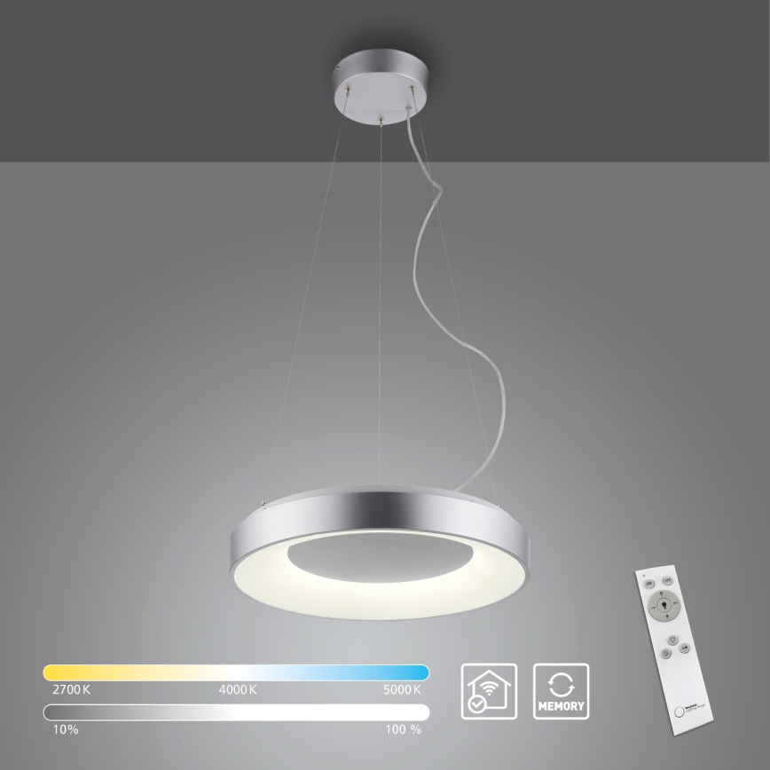 JUST LIGHT. 17075-21 - LED Prigušivi luster na sajli KETO ANIKA LED/26,5W/230V 2700-5000K + Daljinski upravljač