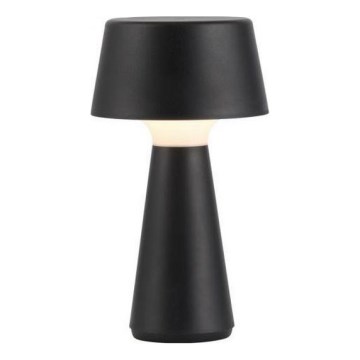 JUST LIGHT. 19260-18 - LED Prigušiva dodirna vanjska lampa ABERA LED/3W/3,7V 2000 mAh USB IP54 crno