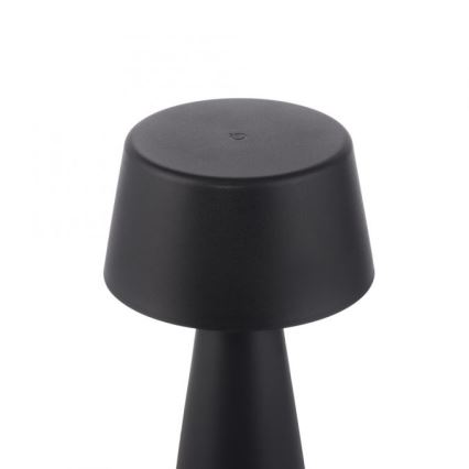 JUST LIGHT. 19260-18 - LED Prigušiva dodirna vanjska lampa ABERA LED/3W/3,7V 2000 mAh USB IP54 crno