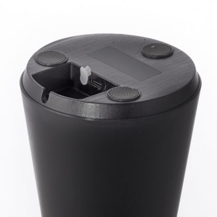 JUST LIGHT. 19260-18 - LED Prigušiva dodirna vanjska lampa ABERA LED/3W/3,7V 2000 mAh USB IP54 crno