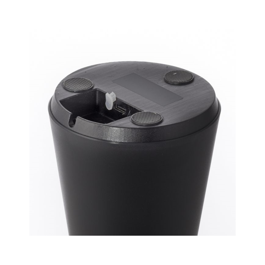 JUST LIGHT. 19260-18 - LED Prigušiva dodirna vanjska lampa ABERA LED/3W/3,7V 2000 mAh USB IP54 crno