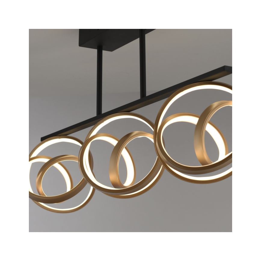 JUST LIGHT. 6245-18 - LED Prigušivi nadgradni luster LOOP 3xLED/11W/230V 2700-5000K + Daljinski upravljač