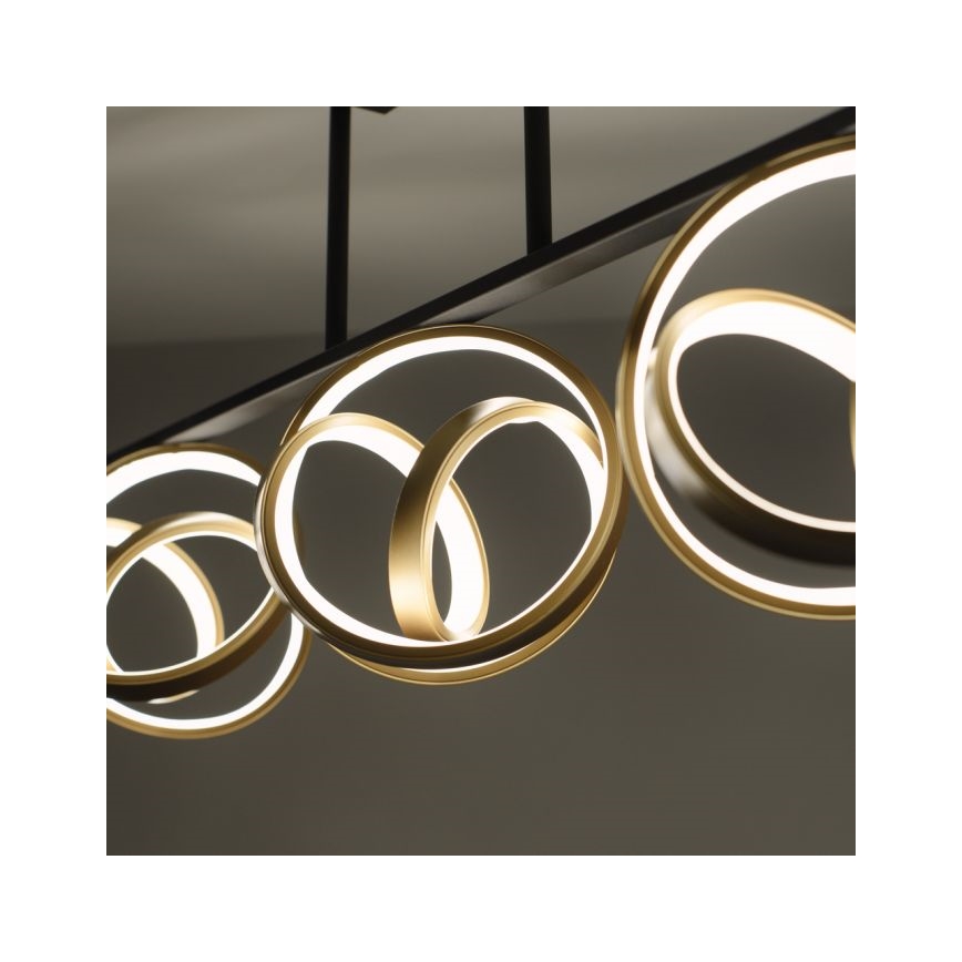 JUST LIGHT. 6245-18 - LED Prigušivi nadgradni luster LOOP 3xLED/11W/230V 2700-5000K + Daljinski upravljač