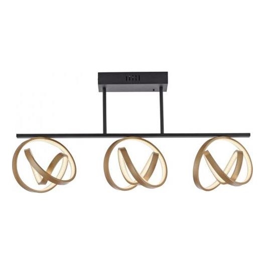 JUST LIGHT. 6245-18 - LED Prigušivi nadgradni luster LOOP 3xLED/11W/230V 2700-5000K + Daljinski upravljač