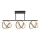 JUST LIGHT. 6245-18 - LED Prigušivi nadgradni luster LOOP 3xLED/11W/230V 2700-5000K + Daljinski upravljač