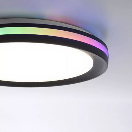 JUST LIGHT. 7509018 - LED RGBW Prigušiva plafonjera GANGES LED/24W/230V 2700-5000K + Daljinski upravljač