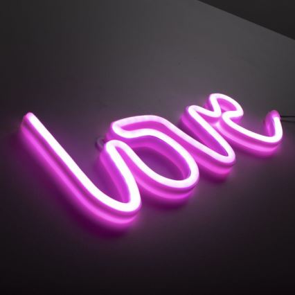 JUST LIGHT. 85021-87 - LED Neonska zidna dekoracija NEON LED/6,5W/5V Love