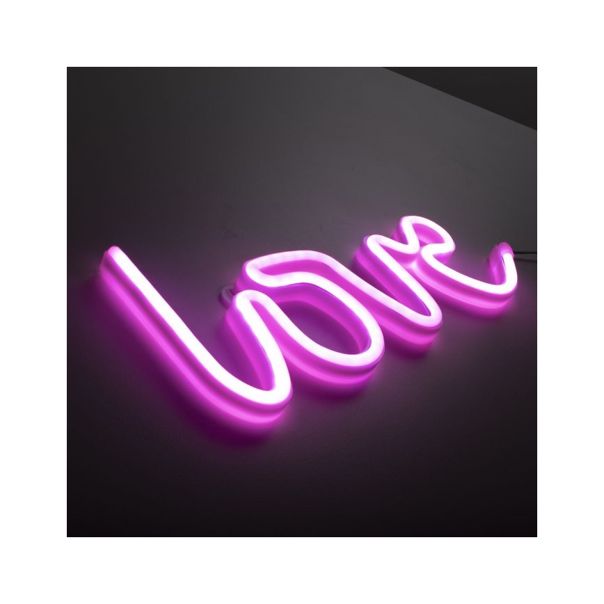 JUST LIGHT. 85021-87 - LED Neonska zidna dekoracija NEON LED/6,5W/5V Love