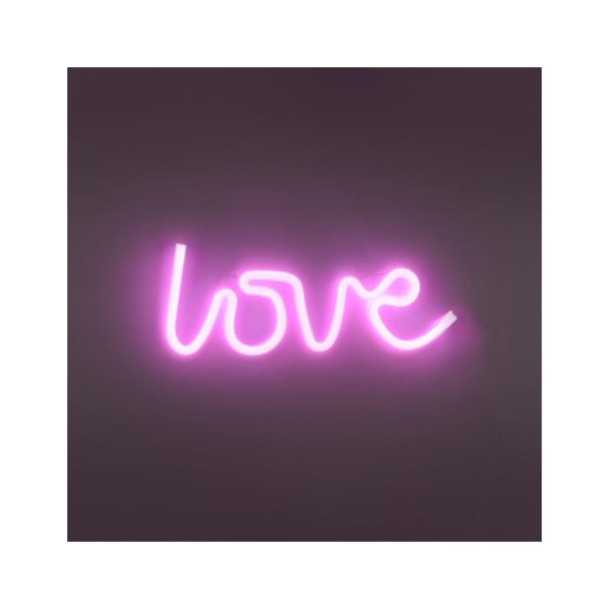 JUST LIGHT. 85021-87 - LED Neonska zidna dekoracija NEON LED/6,5W/5V Love