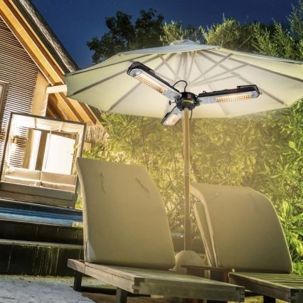 JUST LIGHT. 99513-18 - Spoljašnja grejalica GLOW 3x650W/1300W/2000W/230V IP34