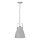 JUST LIGHT. L11160-16 - Luster na sajli EVA 1xE27/60W/230V pr. 26,5 sivo
