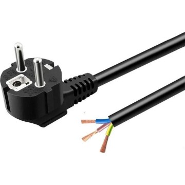 Kabel za napajanje 3 m 230V crne boje