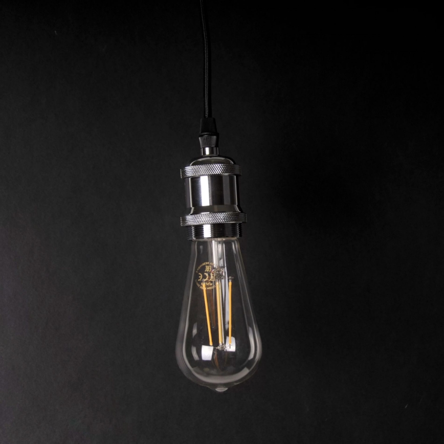 Kabl za napajanje 1xE27/20W/230V sjajni krom