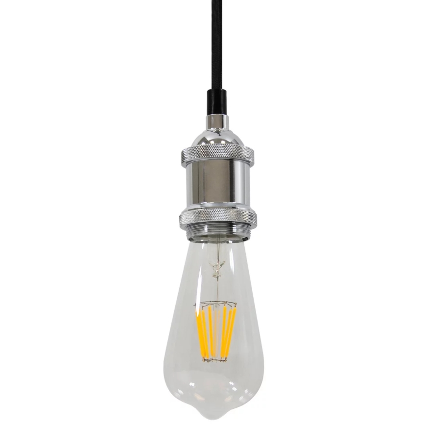 Kabl za napajanje 1xE27/20W/230V sjajni krom