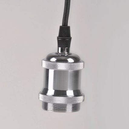 Kabl za napajanje 1xE27/20W/230V sjajni krom