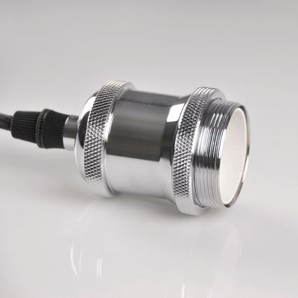 Kabl za napajanje 1xE27/20W/230V sjajni krom