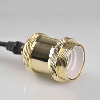 Kabl za napajanje 1xE27/20W/230V zlatni