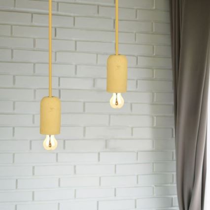 Kabl za napajanje 1xE27/60W/230V beton/bež