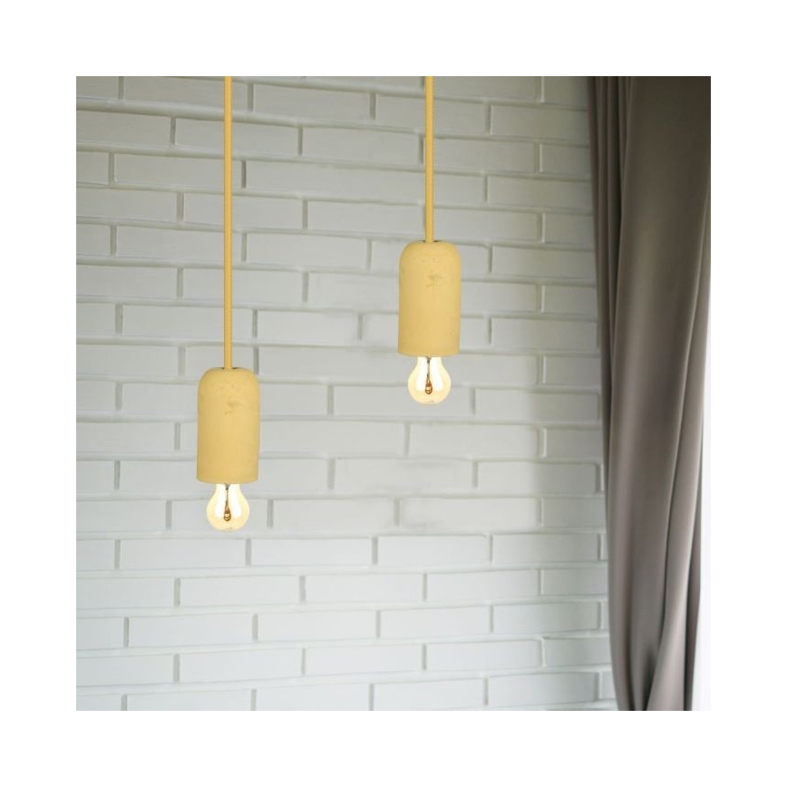 Kabl za napajanje 1xE27/60W/230V beton/bež