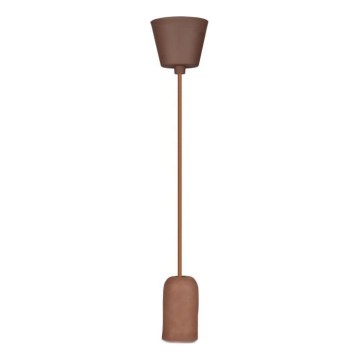 Kabl za napajanje 1xE27/60W/230V beton/braon