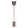 Kabl za napajanje 1xE27/60W/230V beton/braon