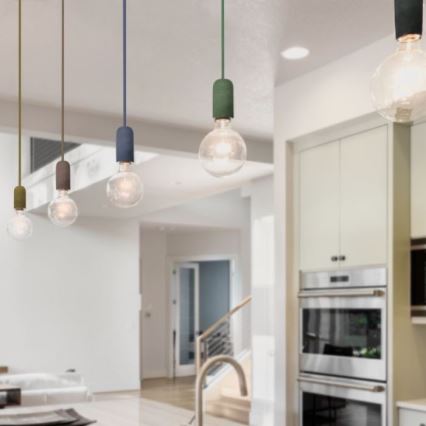Kabl za napajanje 1xE27/60W/230V beton/braon