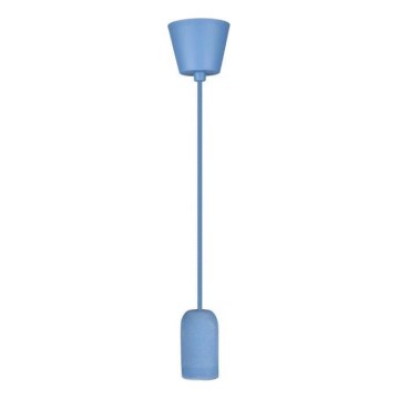 Kabl za napajanje 1xE27/60W/230V beton/plava