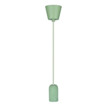 Kabl za napajanje 1xE27/60W/230V beton/zelena