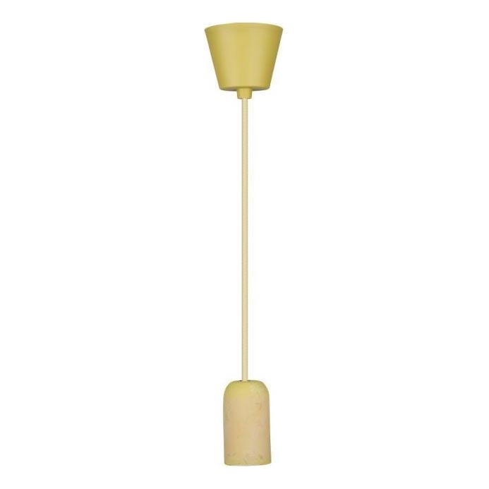 Kabl za napajanje 1xE27/60W/230V beton/žuta