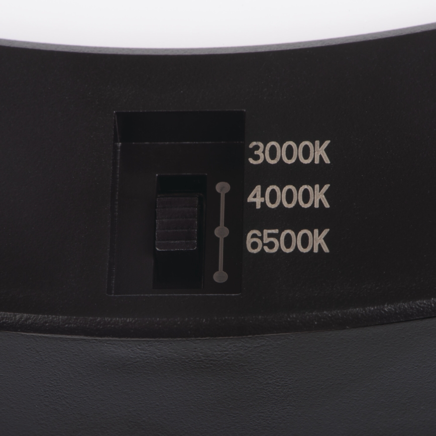 LED Plafonska/ugradbeni Lampa sa senzorom pokreta 2u1 ERGA LED/17W/230V 3000/4000/6500K crno