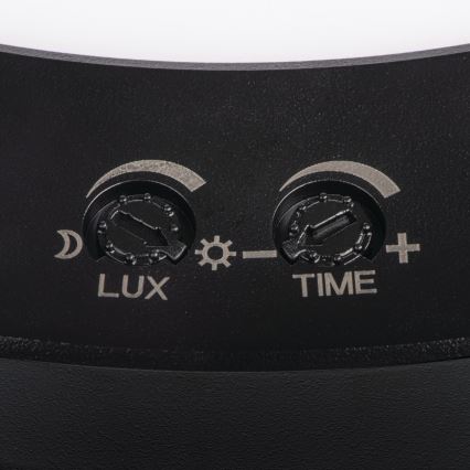 LED Plafonska/ugradbeni Lampa sa senzorom pokreta 2u1 ERGA LED/17W/230V 3000/4000/6500K crno
