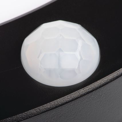 LED Plafonska/ugradbeni Lampa sa senzorom pokreta 2u1 ERGA LED/17W/230V 3000/4000/6500K crno