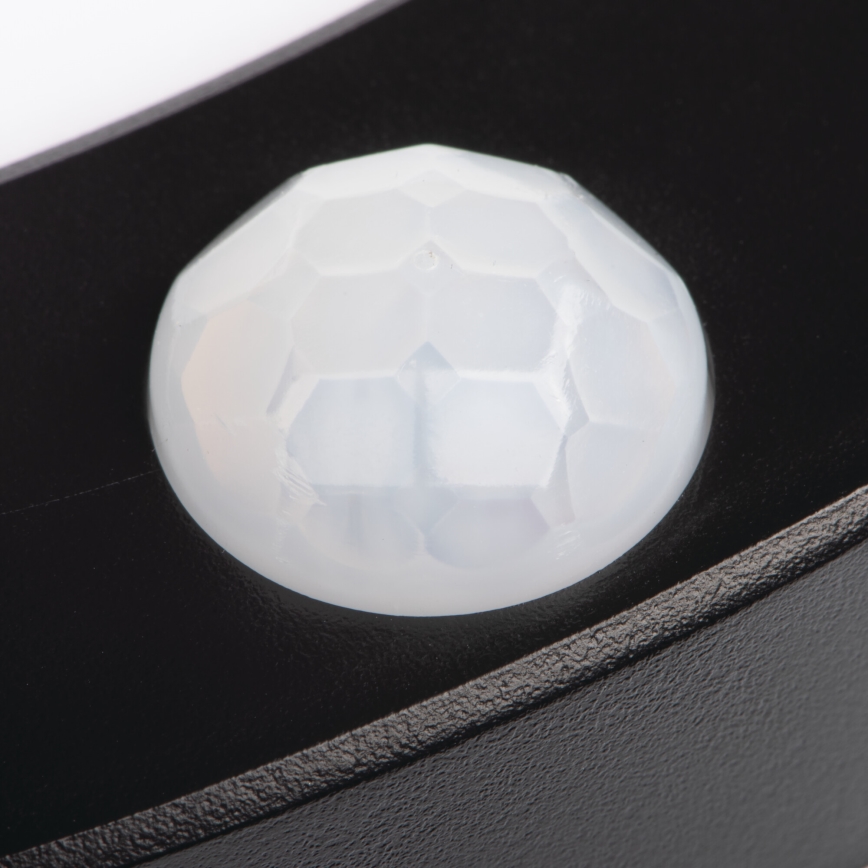 LED Plafonska/ugradbeni Lampa sa senzorom pokreta 2u1 ERGA LED/17W/230V 3000/4000/6500K crno