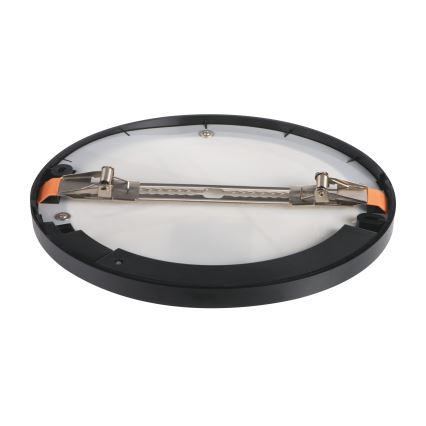LED Plafonska/ugradbeni Lampa sa senzorom pokreta 2u1 ERGA LED/17W/230V 3000/4000/6500K crno