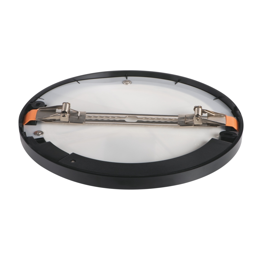 LED Plafonska/ugradbeni Lampa sa senzorom pokreta 2u1 ERGA LED/17W/230V 3000/4000/6500K crno