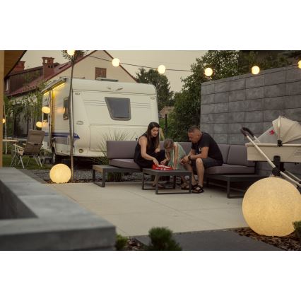 Spoljašnja lampa STONO 1xE27/15W/230V prečnik 20 cm IP65