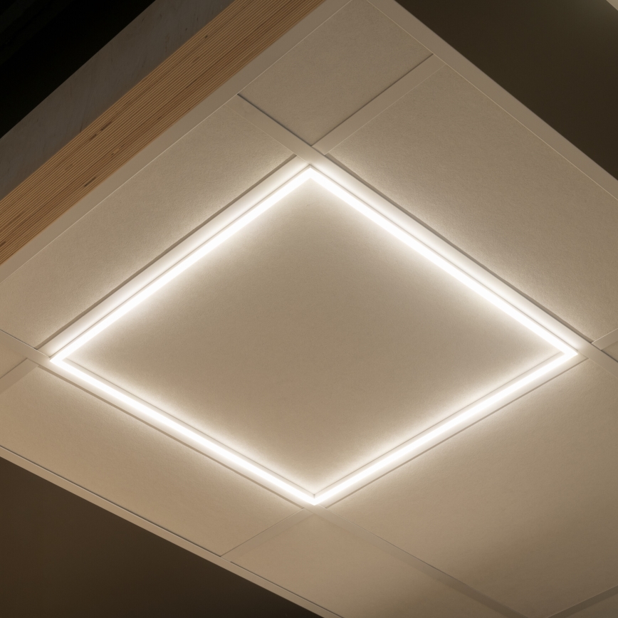 LED Ugradbeni okvir AVAR LED/32W/230V 3000/4000/6500K 59x59 cm