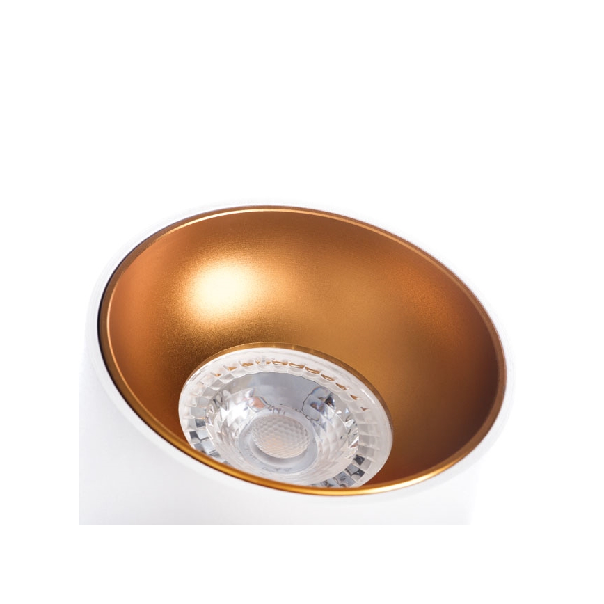 Reflektorska lampa RITI 1xGU10/10W/230V bela/zlatna