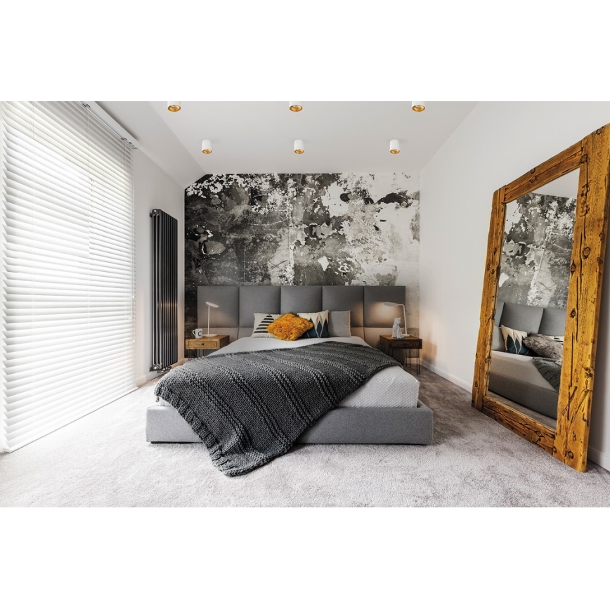 Reflektorska lampa RITI 1xGU10/10W/230V bela/zlatna