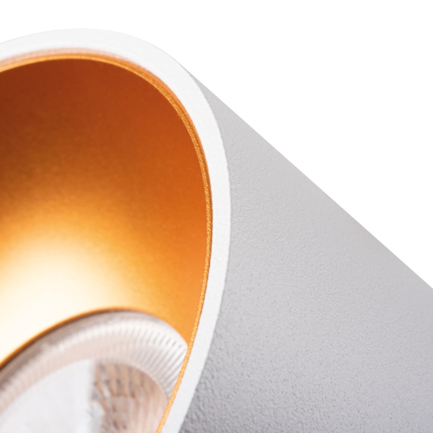 Ugradbena lampa MINI RITI 1xGU10/25W/230V bela/zlatna