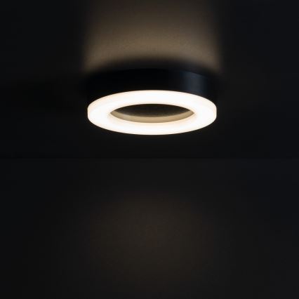 LED Spoljašnja plafonjera TURA LED/15W/230V 4000K IP54 crno