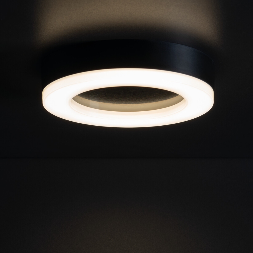 LED Spoljašnja plafonjera TURA LED/24W/230V 4000K IP54 crno
