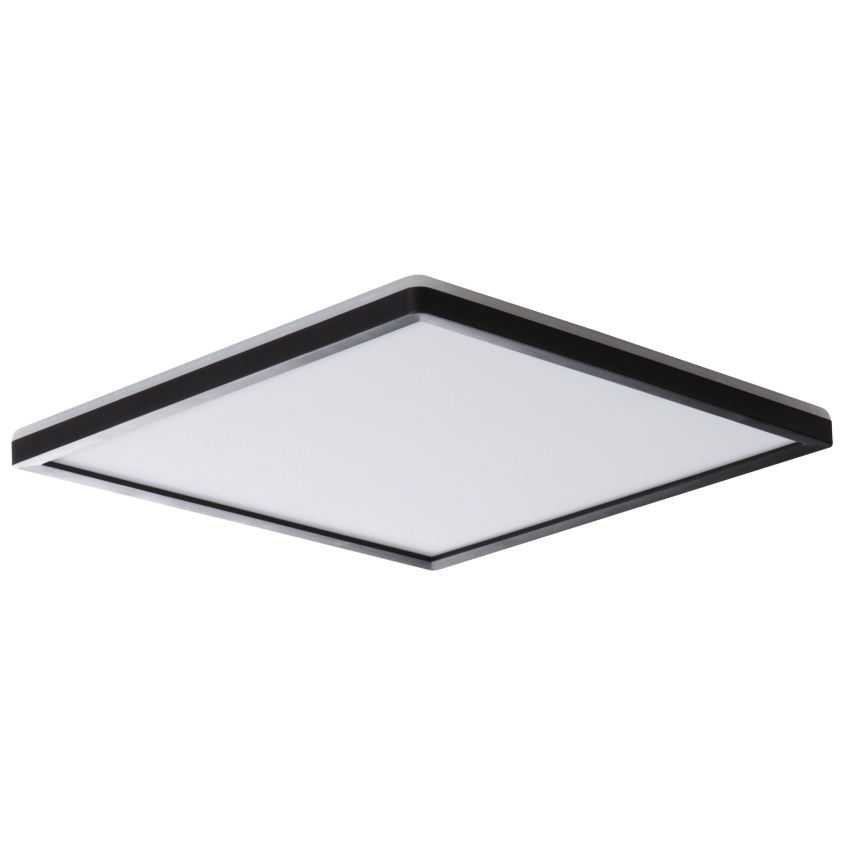 LED Plafonjera za kupatilo AZPO LED/22W/230V 42x42 cm IP54 crno