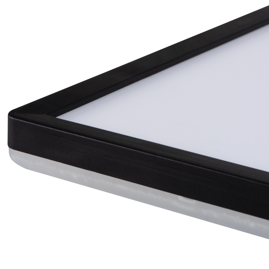 LED Plafonjera za kupatilo AZPO LED/22W/230V 42x42 cm IP54 crno