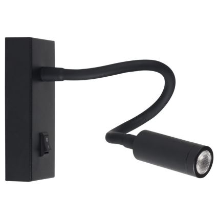 LED Zidna lampa TONIL LED/2,7W/230V crno