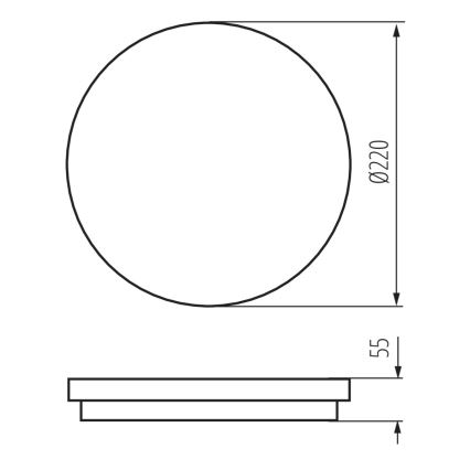 LED Spoljna lampa BENO LED/18W/230V 4000K bela IP54