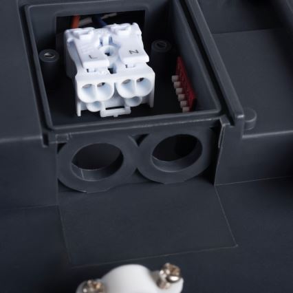 LED Spoljašnja lampa sa senzorom BENO LED/18W/230V 4000K IP54 antracit